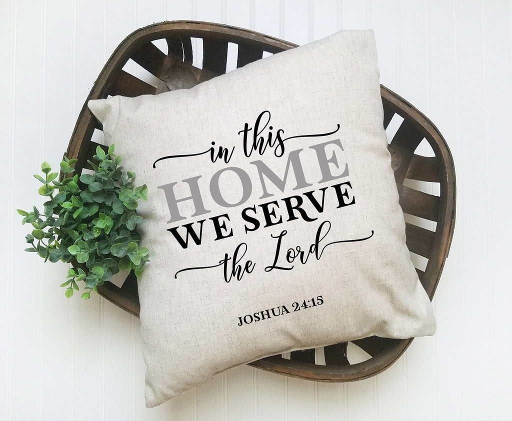Joshua 24:15 Pillow Sham